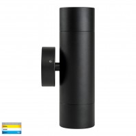 Havit-Maxi Tivah Tri Colour Up & Down Wall Pillar Lights-SS 316 / Aluminium Poly Powder Coated Black